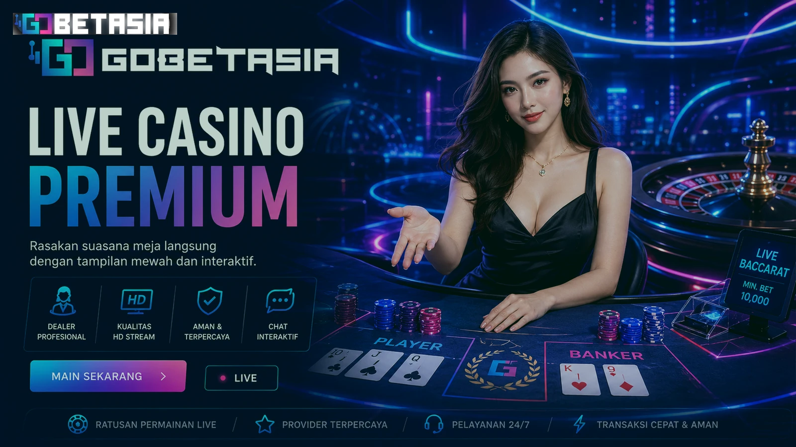 Live Casino GOBETASIA